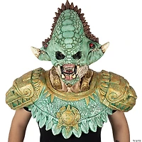 Adults Ghoulish Productions Aztec Quetzalcóatl Overhead Latex Mask - One Size