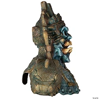 Adults Ghoulish Productions Aztec Tlálok Overhead Latex Mask - One Size