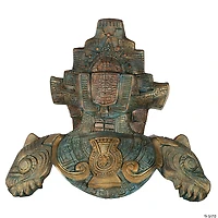Adults Ghoulish Productions Aztec Tlálok Overhead Latex Mask - One Size