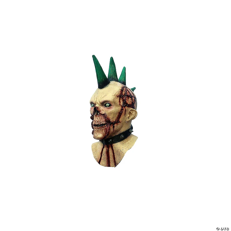 Adults Ghoulish Productions Billy Punk Zombie Overhead Latex Mask - One Size
