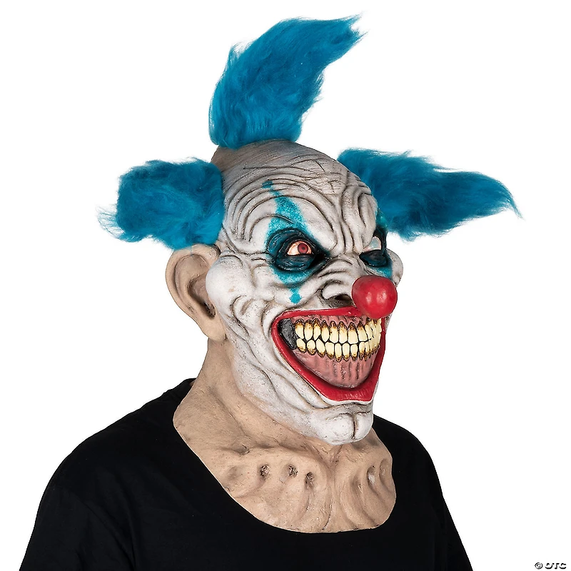 Adults Ghoulish Productions Clowns Evil Arlequin Overhead Latex Mask - One Size