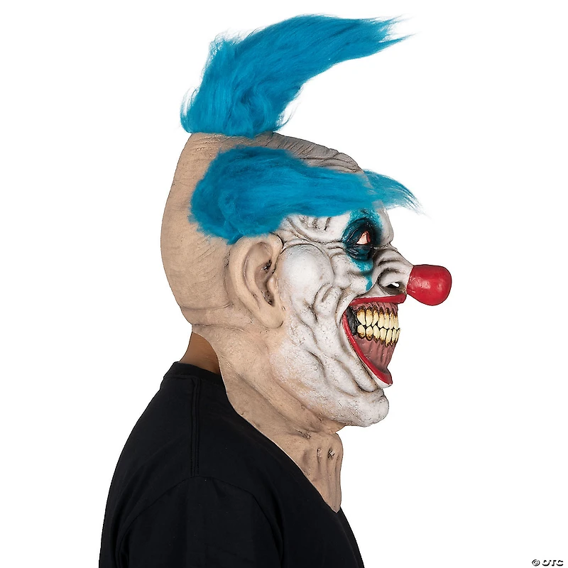 Adults Ghoulish Productions Clowns Evil Arlequin Overhead Latex Mask - One Size