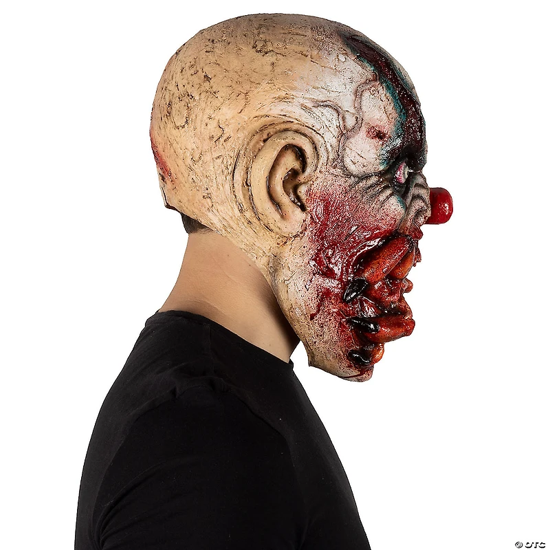 Adults Ghoulish Productions Clowns Jesterblin Clown Overhead Latex Mask - One Size