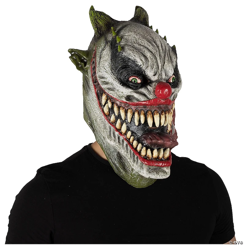 Adults Ghoulish Productions Clowns Mutant Clown Overhead Latex Mask - One Size