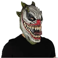 Adults Ghoulish Productions Clowns Mutant Clown Overhead Latex Mask - One Size