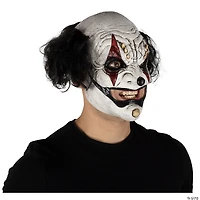 Adults Ghoulish Productions Clowns Prankster Black Clown Overhead Latex Mask - One Size