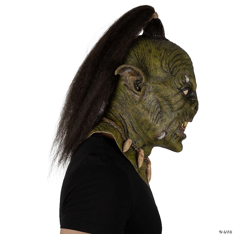 Adults Ghoulish Productions LARP Orc Fighter Overhead Latex Mask - One Size