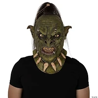 Adults Ghoulish Productions LARP Orc Fighter Overhead Latex Mask - One Size