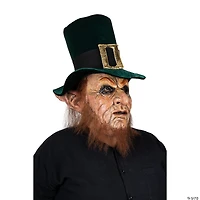 Adults Ghoulish Productions Mythological Monsters Evil Leprechaun Latex Mask - One Size