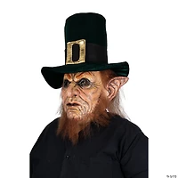 Adults Ghoulish Productions Mythological Monsters Evil Leprechaun Latex Mask - One Size