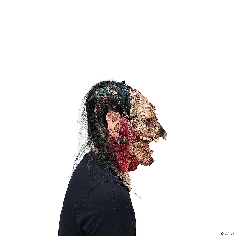 Adults Ghoulish Productions Nightmare Makers Harwitch Overhead Latex Mask - One Size