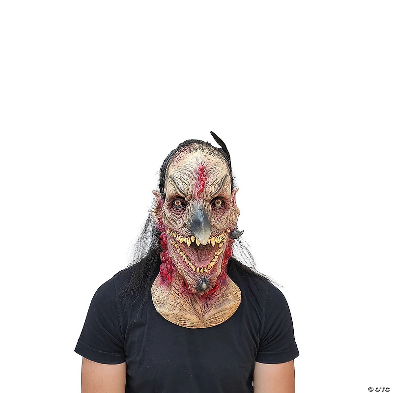 Adults Ghoulish Productions Nightmare Makers Harwitch Overhead Latex Mask - One Size
