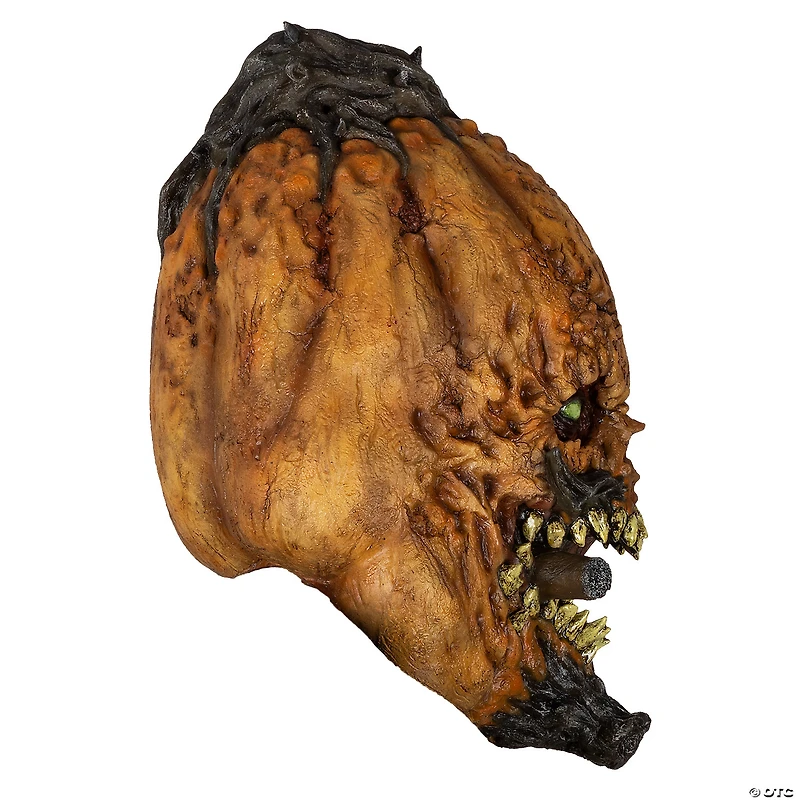 Adults Ghoulish Productions Nightmare Makers Mr. Pumpkin Overhead Latex Mask - One Size