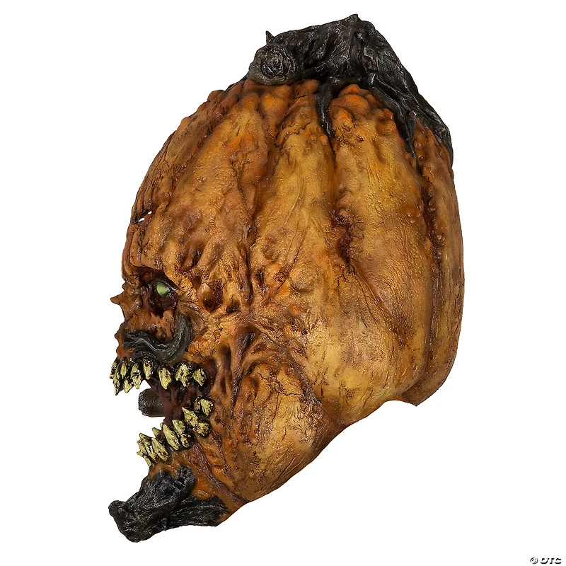 Adults Ghoulish Productions Nightmare Makers Mr. Pumpkin Overhead Latex Mask - One Size