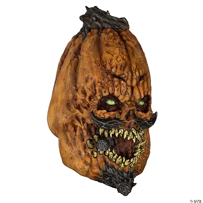 Adults Ghoulish Productions Nightmare Makers Mr. Pumpkin Overhead Latex Mask - One Size