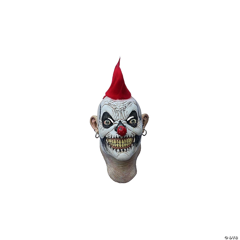 Adults Ghoulish Productions Punky Clown Overhead Latex Mask - One Size