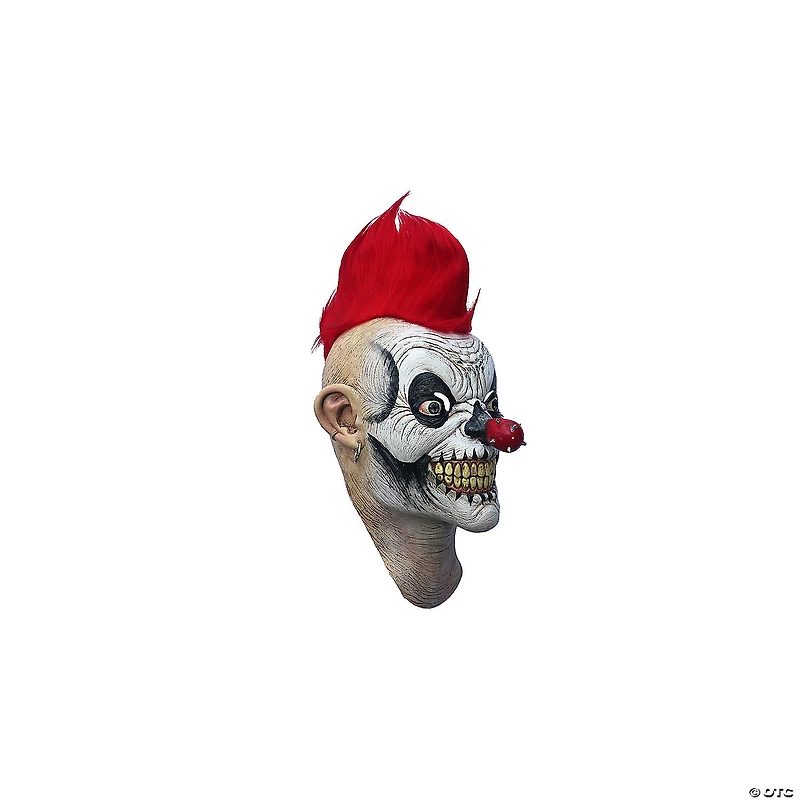 Adults Ghoulish Productions Punky Clown Overhead Latex Mask - One Size