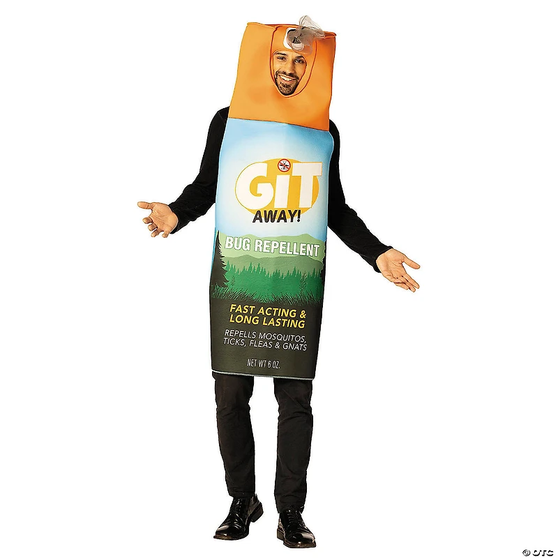 Adults Git Away! Bug Repellent Tunic Costume