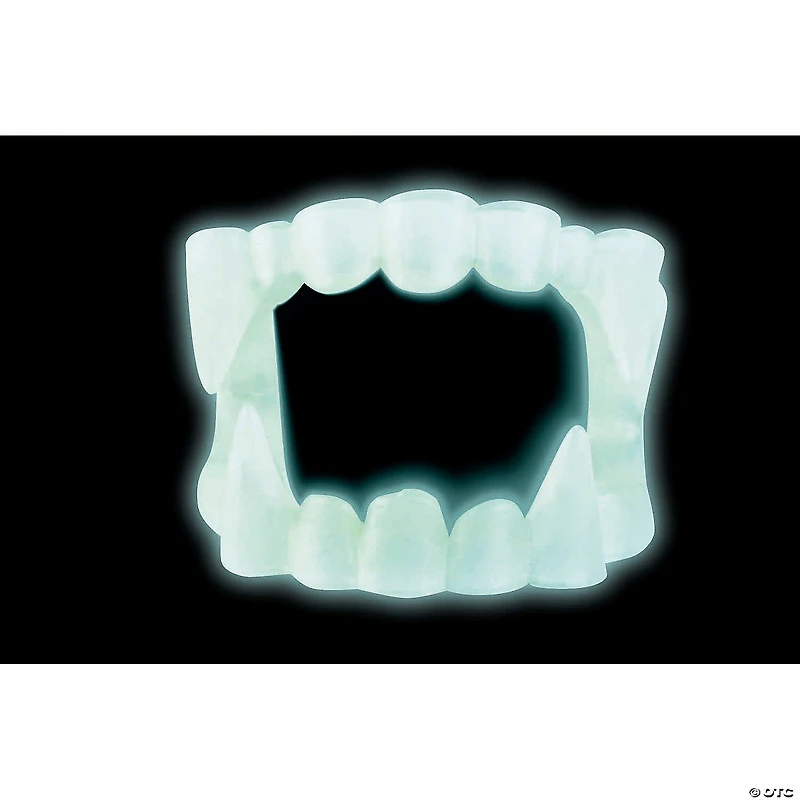 Adults Glow-in-the-Dark Vampire Fangs Costume Accessory