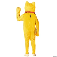 Adults Gold Lucky Cat Jumpsuit Costume - One Size