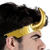 Adults Gold Plastic Marvel’s Loki™ Loki Headpiece Costume Accessory