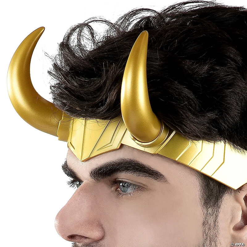 Adults Gold Plastic Marvel’s Loki™ Loki Headpiece Costume Accessory