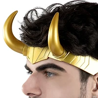 Adults Gold Plastic Marvel’s Loki™ Loki Headpiece Costume Accessory