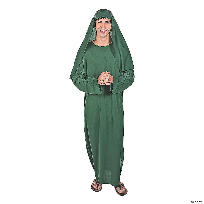 Adults Green Shepherd Robe & Headpiece