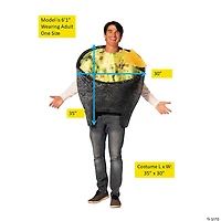 Adults Guacamole in a Bowl Tunic Costume - One Size