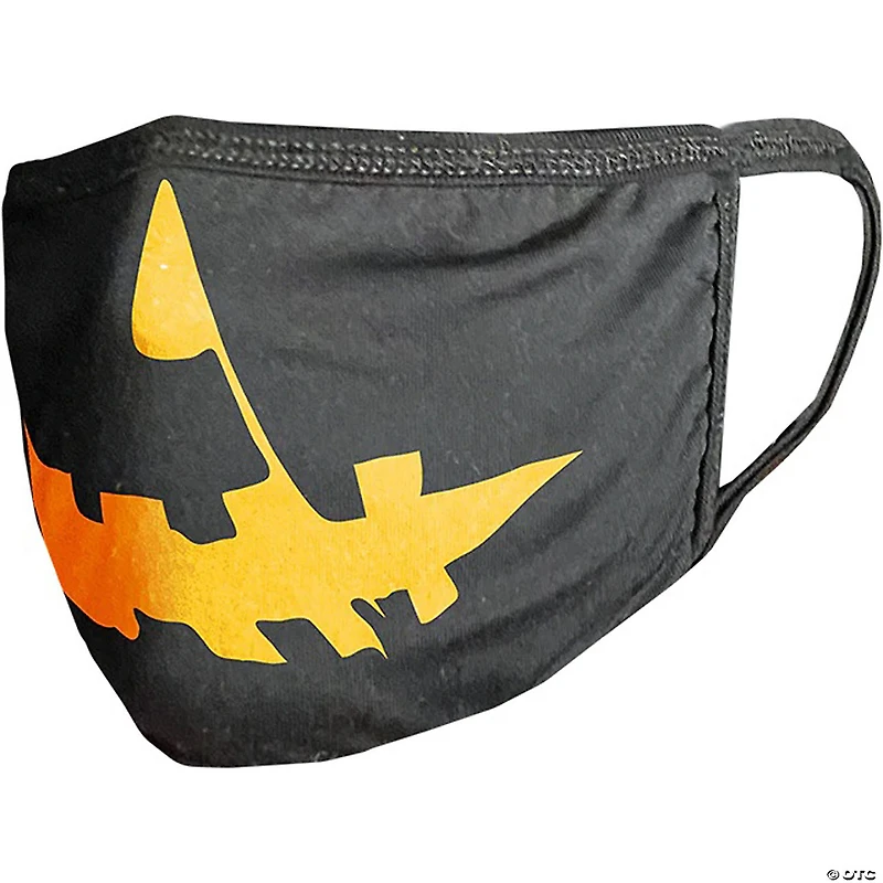 Adults Halloween™ Pumpkin Black & Orange Reusable PPE Face Mask