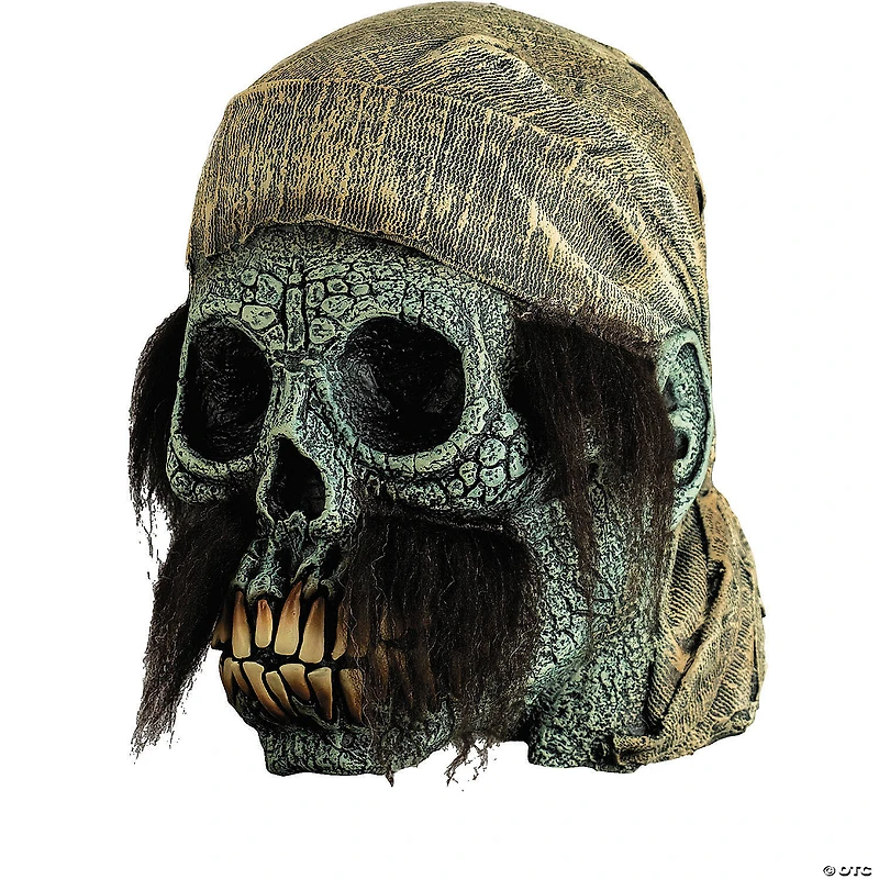 Adults Illusive Concepts™ Pirate Skull Overhead Latex Mask - One Size