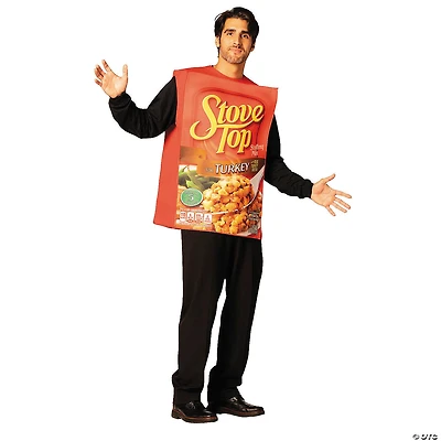 Adults Kraft® Stove Top Turkey Stuffing Mix Box Tunic Costume - One Size