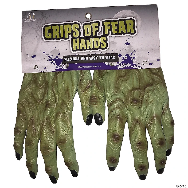 Adults Latex Realistic Monster Hands Costume Accessory