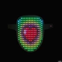 Adults Light-Up LED Face Swap Digital Mask