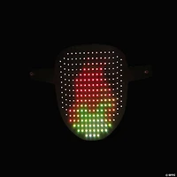 Adults Light-Up LED Face Swap Digital Mask