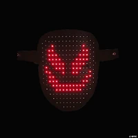 Adults Light-Up LED Face Swap Digital Mask