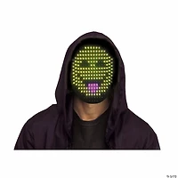 Adults Light-Up LED Face Swap Digital Mask