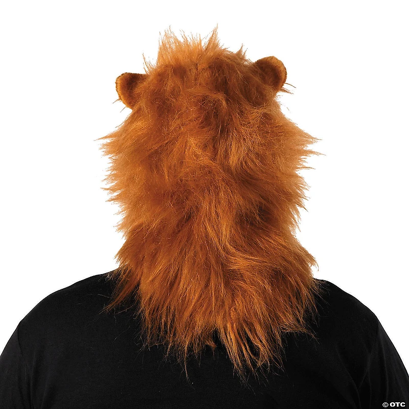 Adults Lion Moving Mouth Overhead Mask - One Size