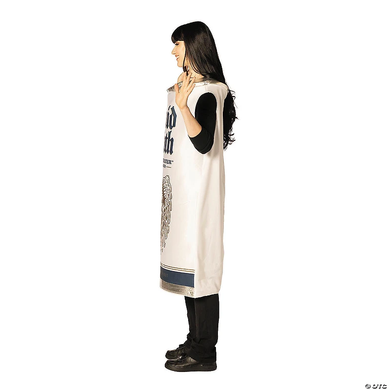 Adults Liquid Death Mountain Water™ Still Drinking Water White Can Tunic Costume - One Size