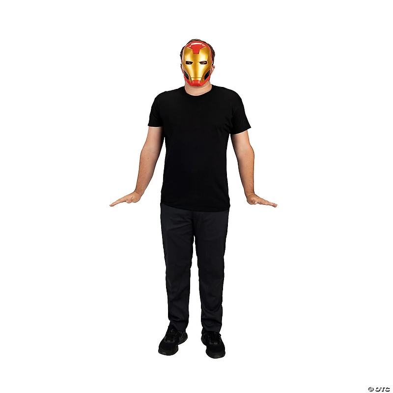 Adults Marvel Iron Man Plastic Half Mask