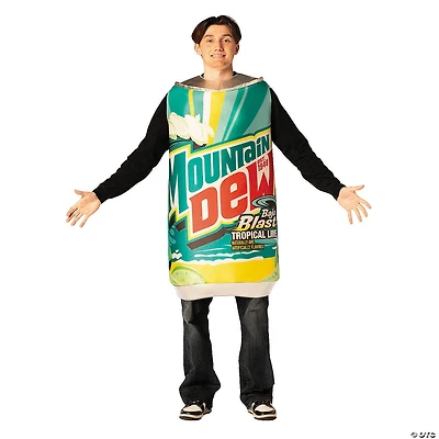 Adults Mountain Dew™ Baja Blast Tropical Lime Can Costume - One Size