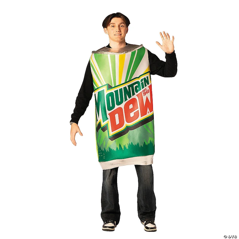 Adults Mountain Dew™ Can Tunic Costume - One Size