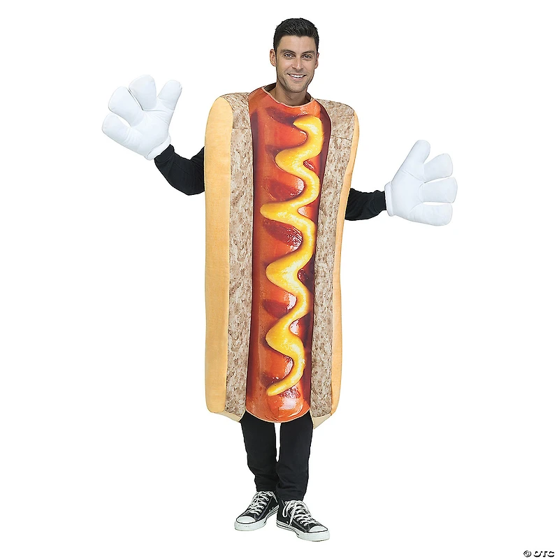 Adults Photo Real Hot Dog Costume
