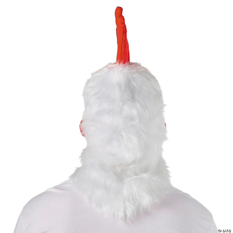 Adults Rooster Moving Mouth Overhead Mask - One Size