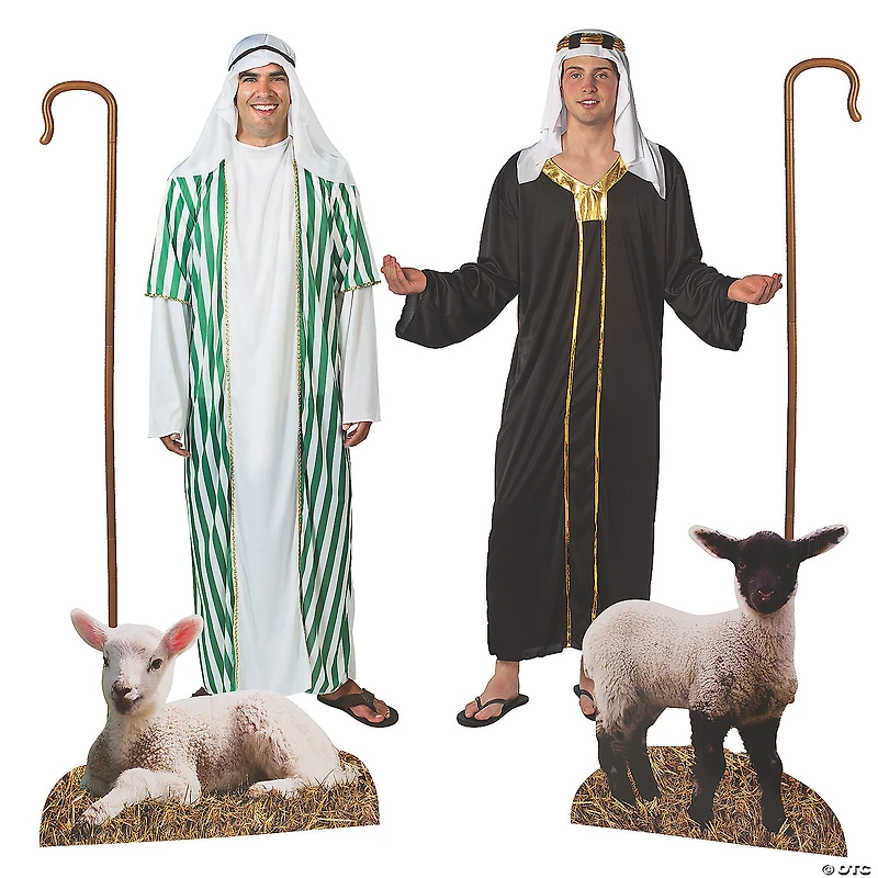 Adults’ Shepherd Costume Kit with Props