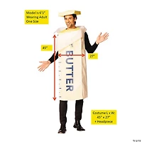 Adults Stick of Butter Tunic Costume - One Size