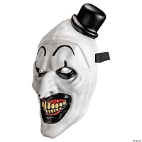 Adults Terrifier 2™ Art the Clown Retro Plastic Mask - One Size