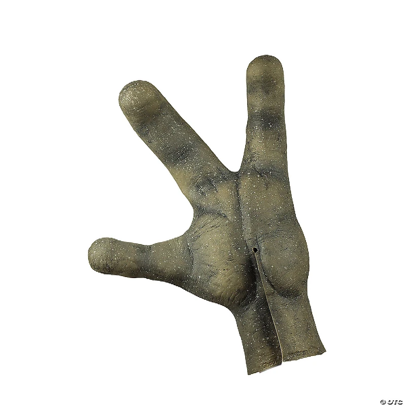 Adults Three Finger Alien Hands Latex Gloves Costume Accessory