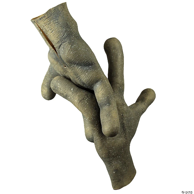 Adults Three Finger Alien Hands Latex Gloves Costume Accessory