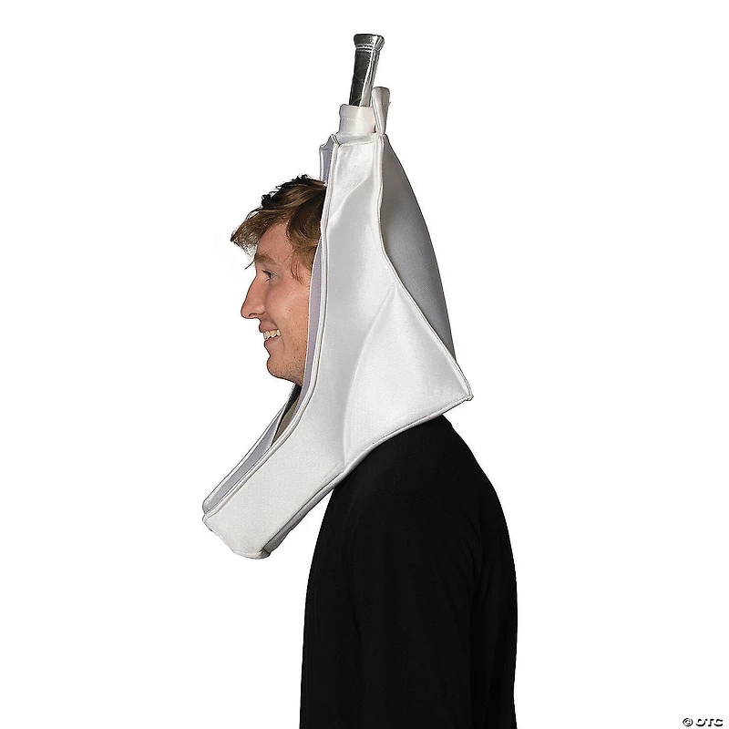 Adults Urinal Headpiece Costume - One Size
